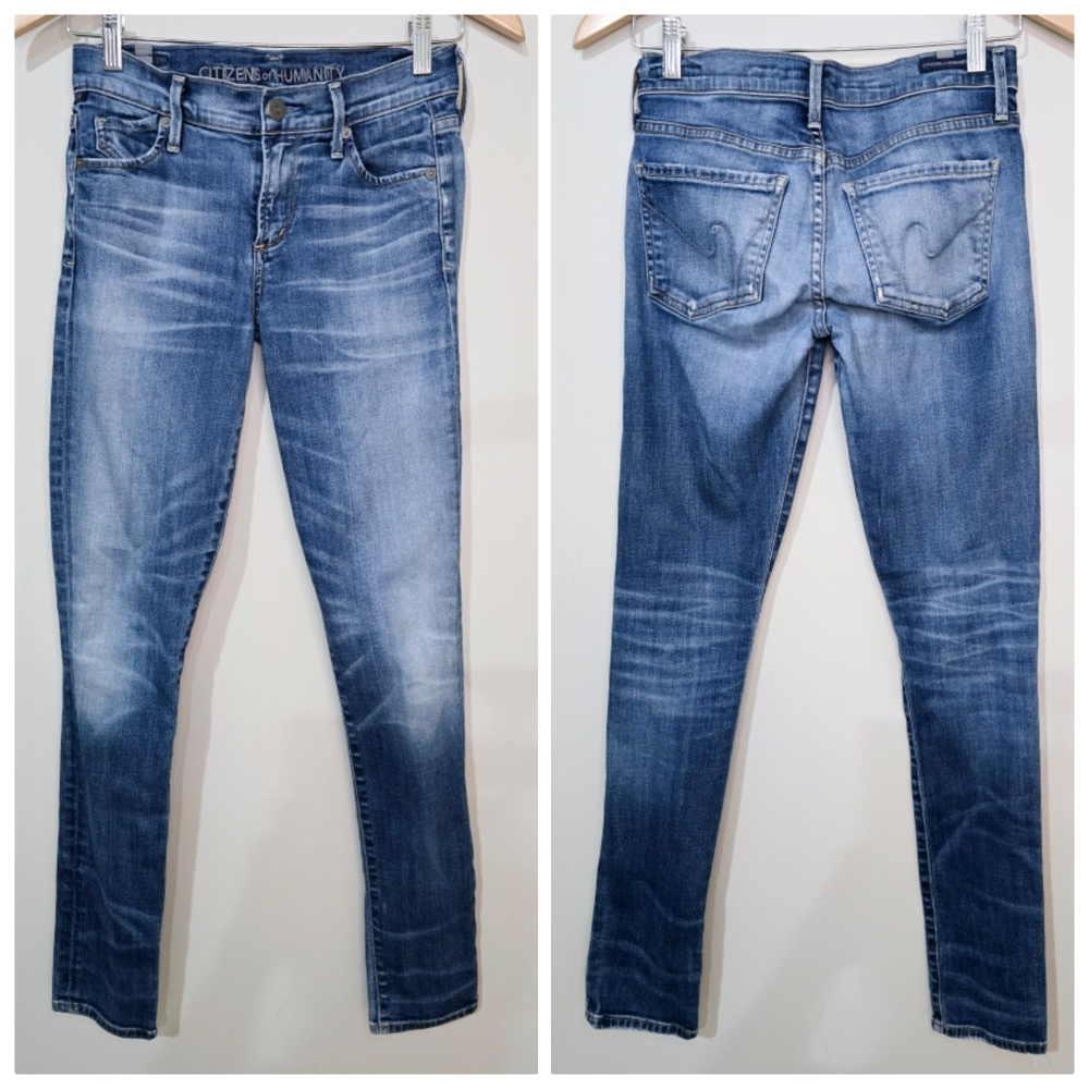 Citizens Of Humanity Aveden Skinny Stretch Size 25 Ankle Jeans